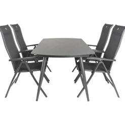 Bardani Olivia 180 x 100 cm Alice 4 tuinset grey