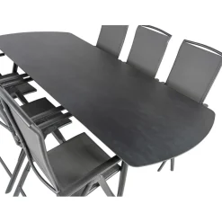 Bardani Olivia 240 x 100 cm Capri 6 tuinset grey