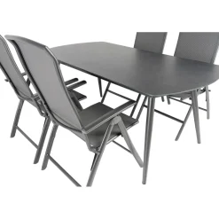 Discount Bardani Olivia 180 x 100 cm Capri 4 tuinset grey