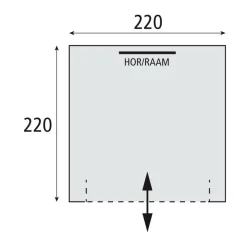 Bardani Picasso schuurtent grey