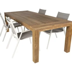 Online Bardani Roma 240 Aruba 4 tuinset teak white
