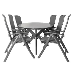 Bardani Varesse 240 x 108 cm Capri 6 tuinset antraciet