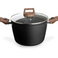 Discount Bardani Wajan Deluxe kookpan met deksel en afneembare grepen ø 24 cm