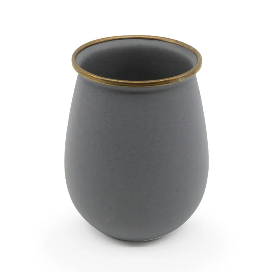 Barebones Emaille beker slate grey 2-pack