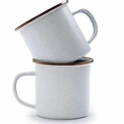 Barebones Emaille mok 473 ml eggshell 2-pack