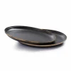 Hot Barebones Emaille plat bord ø 280 mm charcoal 2-pack