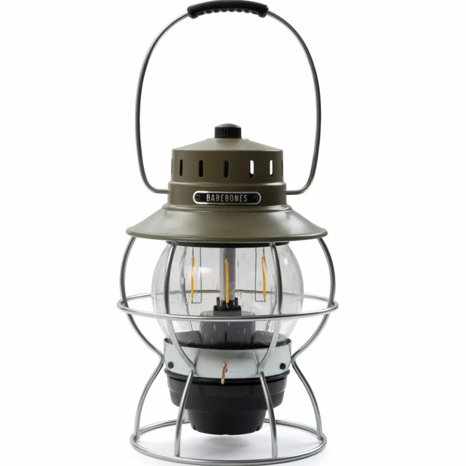 New Barebones Railroad lantaarn olive