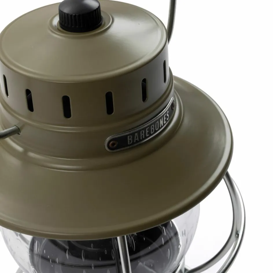 New Barebones Railroad lantaarn olive