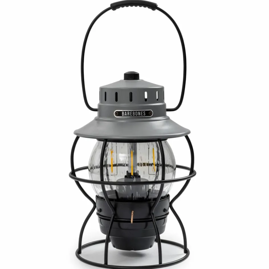 New Barebones Railroad lantaarn grey