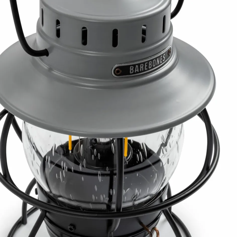 New Barebones Railroad lantaarn grey