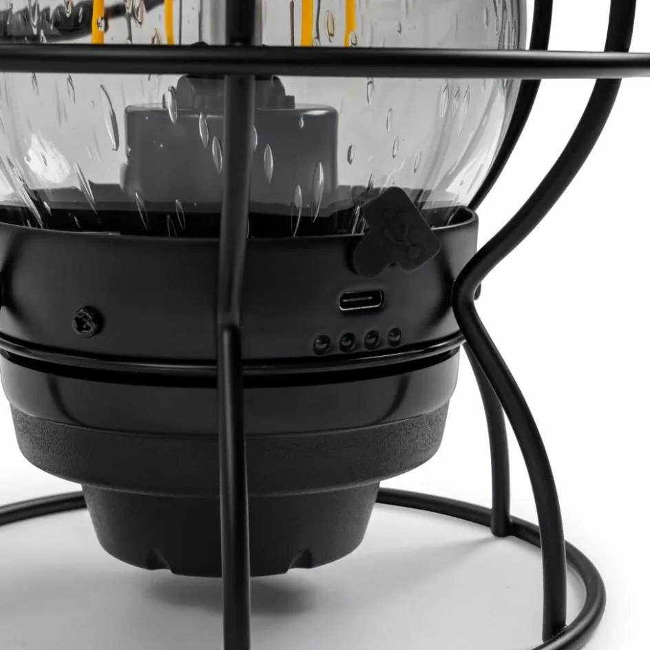 New Barebones Railroad lantaarn grey