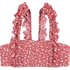 New Beachlife Ditsy Flower ruches mini bikini top junior