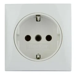 Berker wandcontactdoos wit