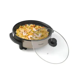 Bestron AHP1200SAT Multifunctionele hapjespan satin