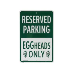 Best Big Green Egg  Eggheads Only Parking Sign decoratie