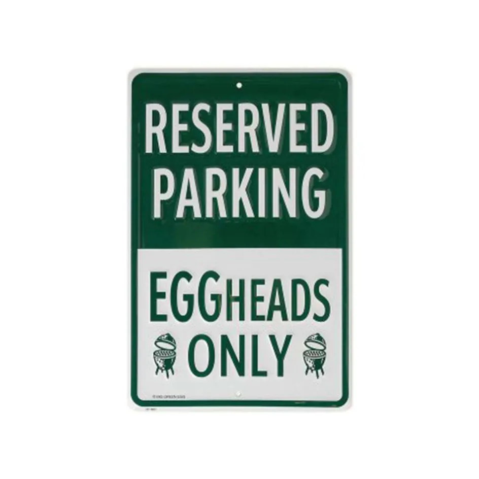 Best Big Green Egg Eggheads Only Parking Sign decoratie