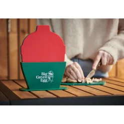 Hot Big Green Egg  snijplankjes met houder 4 stuks