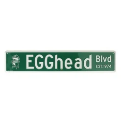 Big Green Egg  Street Sign Egghead BLVD decoratie