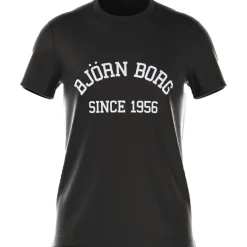 Sale Björn Borg Borg Essential tennisshirt heren black beauty