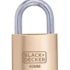 Outlet Black & Decker  Standaard hangslot messing 40 mm