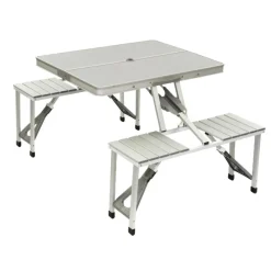 Bo-Camp Picknicktafel aluminium 135 x 85,5 cm