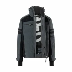Bogner Minho softshell winterjas heren darkgrey black