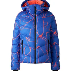 Outlet Bogner Saelly winterjas dames amparo blue orange