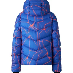 Outlet Bogner Saelly winterjas dames amparo blue orange