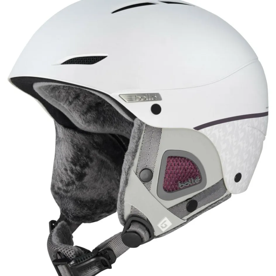 New Bollé JULIET skihelm dames white pearl matte - 52 - 54 cm