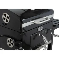 Boretti Carbone houtskoolbarbecue black