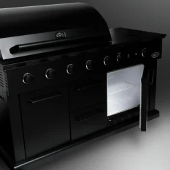 Boretti Luciano buitenkeuken black inclusief koelkast