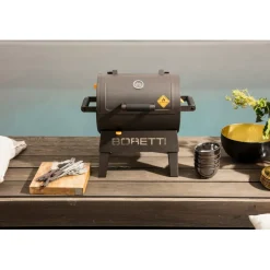 Hot Boretti Terzo houtskoolbarbecue grey