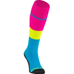 New Brabo Blocks hockeysokken neon colorblock