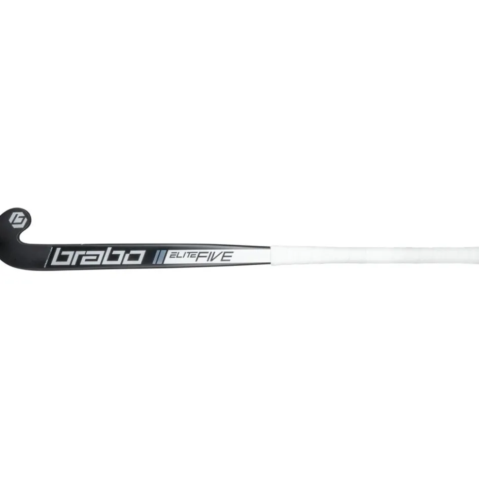 Brabo Elite 5 Carbon WTB Low Bow hockeystick black white