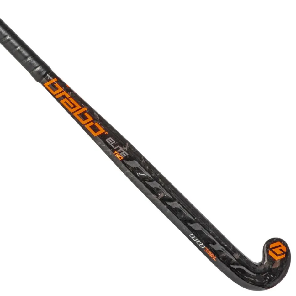 Outlet Brabo Elite 2 WTB Forged Carbon Classic Curve hockeystick black orange