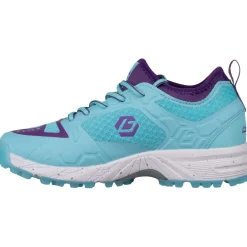 Online Brabo Elite hockeyschoenen junior mint purple