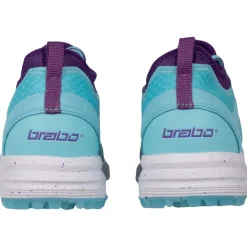 Online Brabo Elite hockeyschoenen junior mint purple