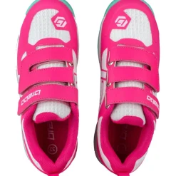 Brabo Force Velcro hockeyschoenen junior pink aqua