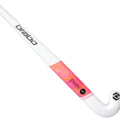 Brabo G-Force Pure 40 hockeystick junior white pink
