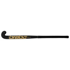 Discount Brabo Goalie F1 Original L Regular Bow hockeystick black gold