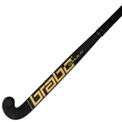 Discount Brabo Goalie F1 Original L Regular Bow hockeystick black gold