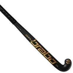 Discount Brabo Goalie F1 Original L Regular Bow hockeystick black gold