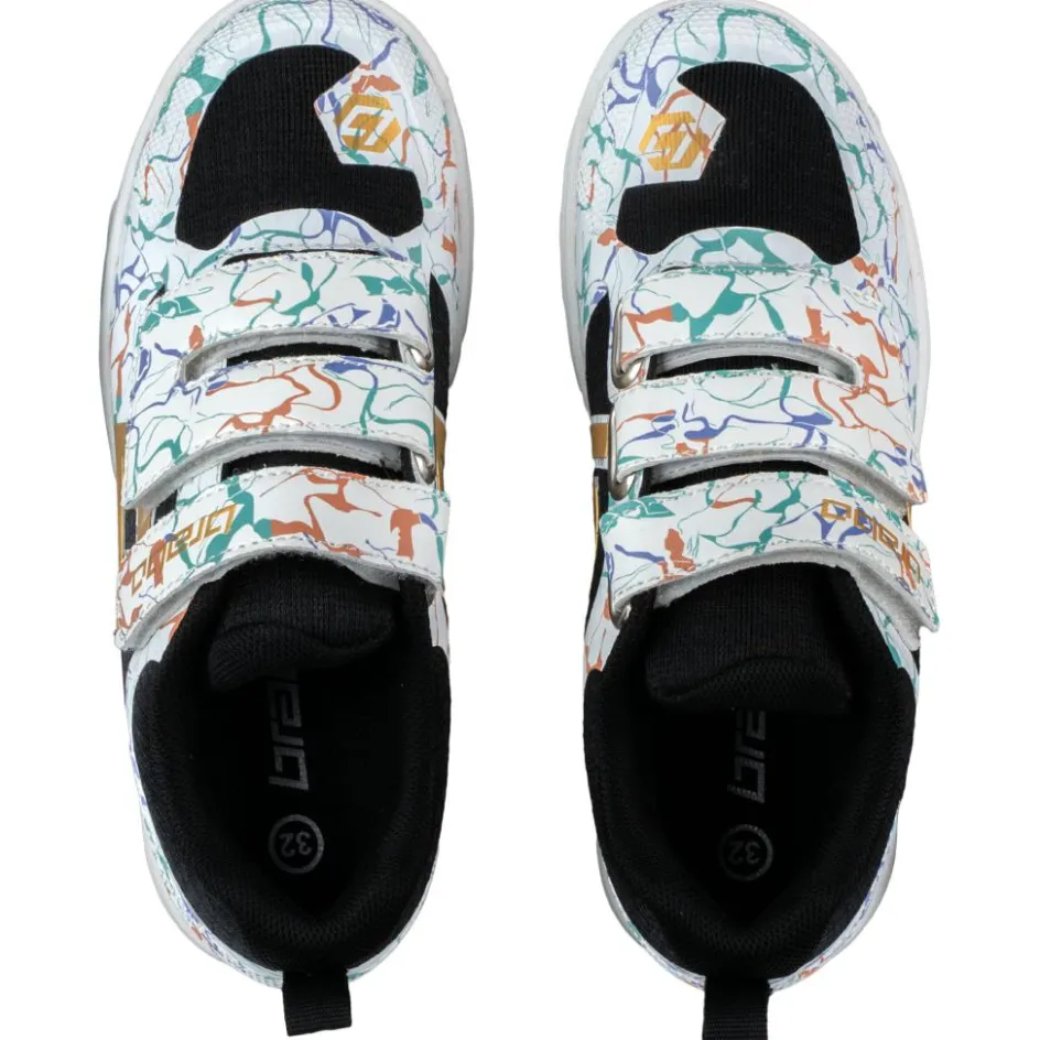 Brabo Indoor Velcro zaalhockeyschoenen junior marble black