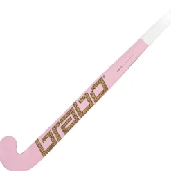 Brabo IT Pure Studio Leopard Classic Curve hockeystick junior soft pink - 36,5 inch
