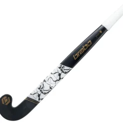 Sale Brabo Pure 60 Low Bow hockeystick black gold