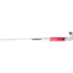 Brabo Pure 40 Pro Bow hockeystick white pink - 36,5 inch
