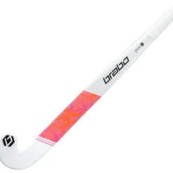 Brabo Pure 40 Pro Bow hockeystick white pink - 36,5 inch