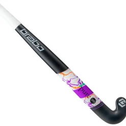 Hot Brabo Pure 20 Pro Bow hockeystick black purple - 36,5 inch