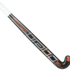 Outlet Brabo Traditional Carbon 80 Extreme Low Bow hockeystick black orange