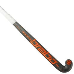 Brabo Traditional Carbon 80 Low Bow hockeystick grey carbon orange